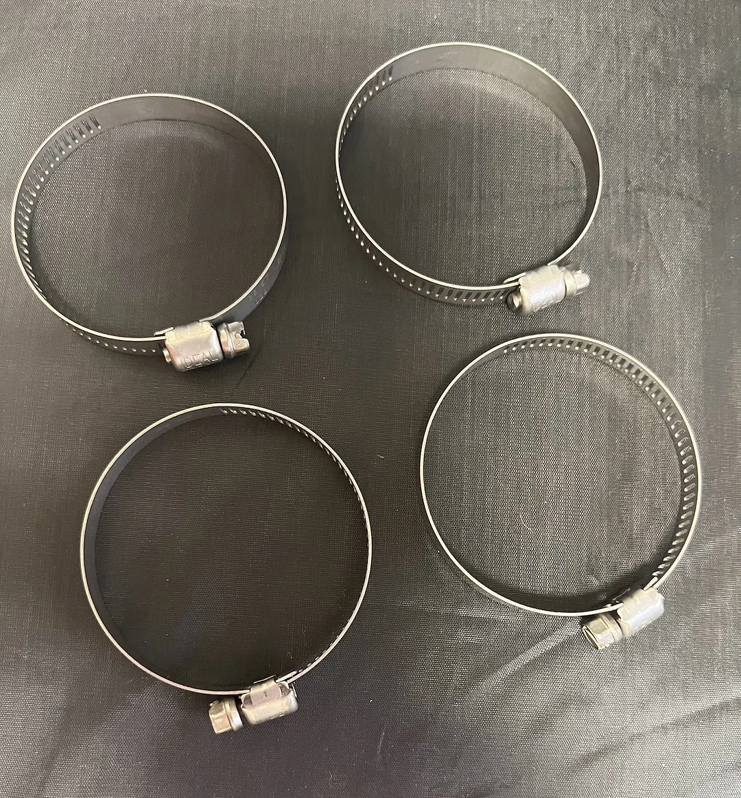 114-6424 – HELIX RACING Hose Clamp, 1 Inch To 2 Inch Clamping Range Worm Gear Style Stainless Steel Pack Of 4